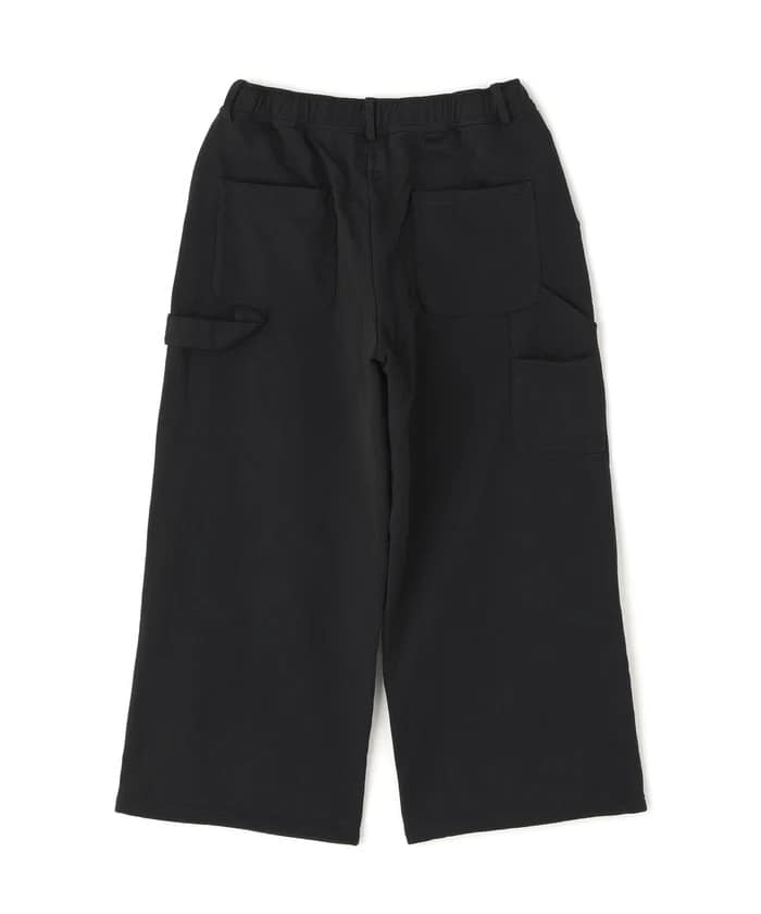 DankeSchon/ダンケシェーン/480HW SWEAT W-KNEE PAINTER PANTS Black S