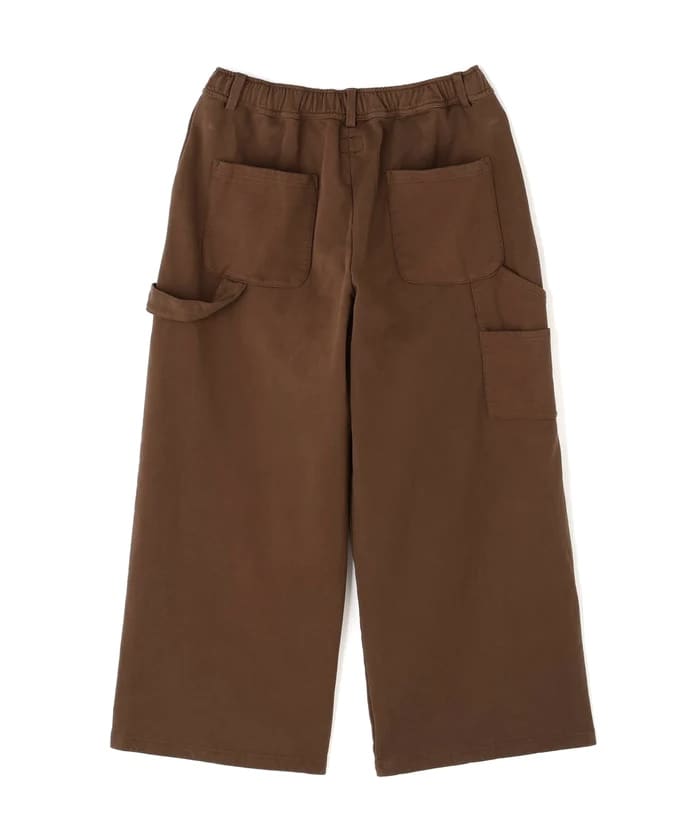 DankeSchon/ダンケシェーン/480HW SWEAT W-KNEE PAINTER PANTS brown S