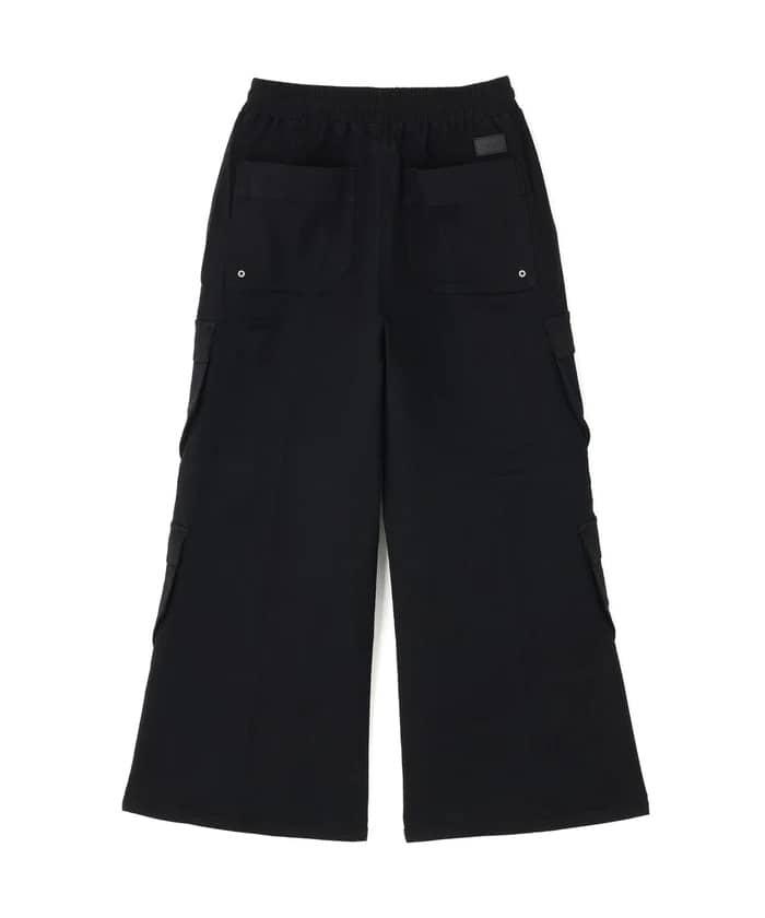DankeSchon/ダンケシェーン/TCBLACK FLARE CARGO PANTS Black S