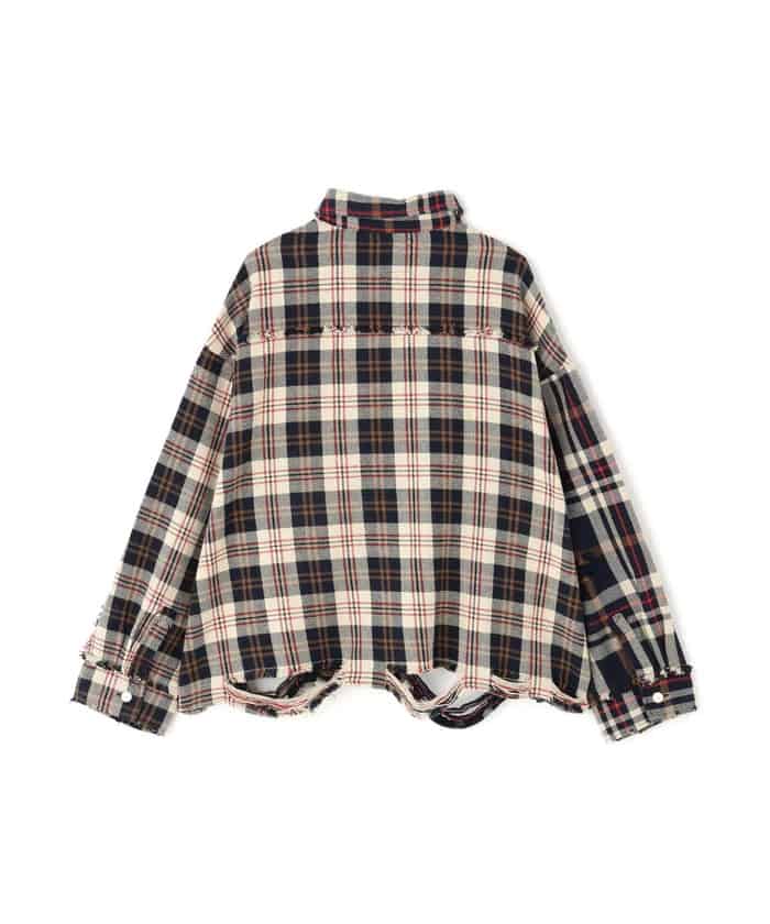 DankeSchon/ダンケシェーン/FLANNEL SHIRTS Beige M