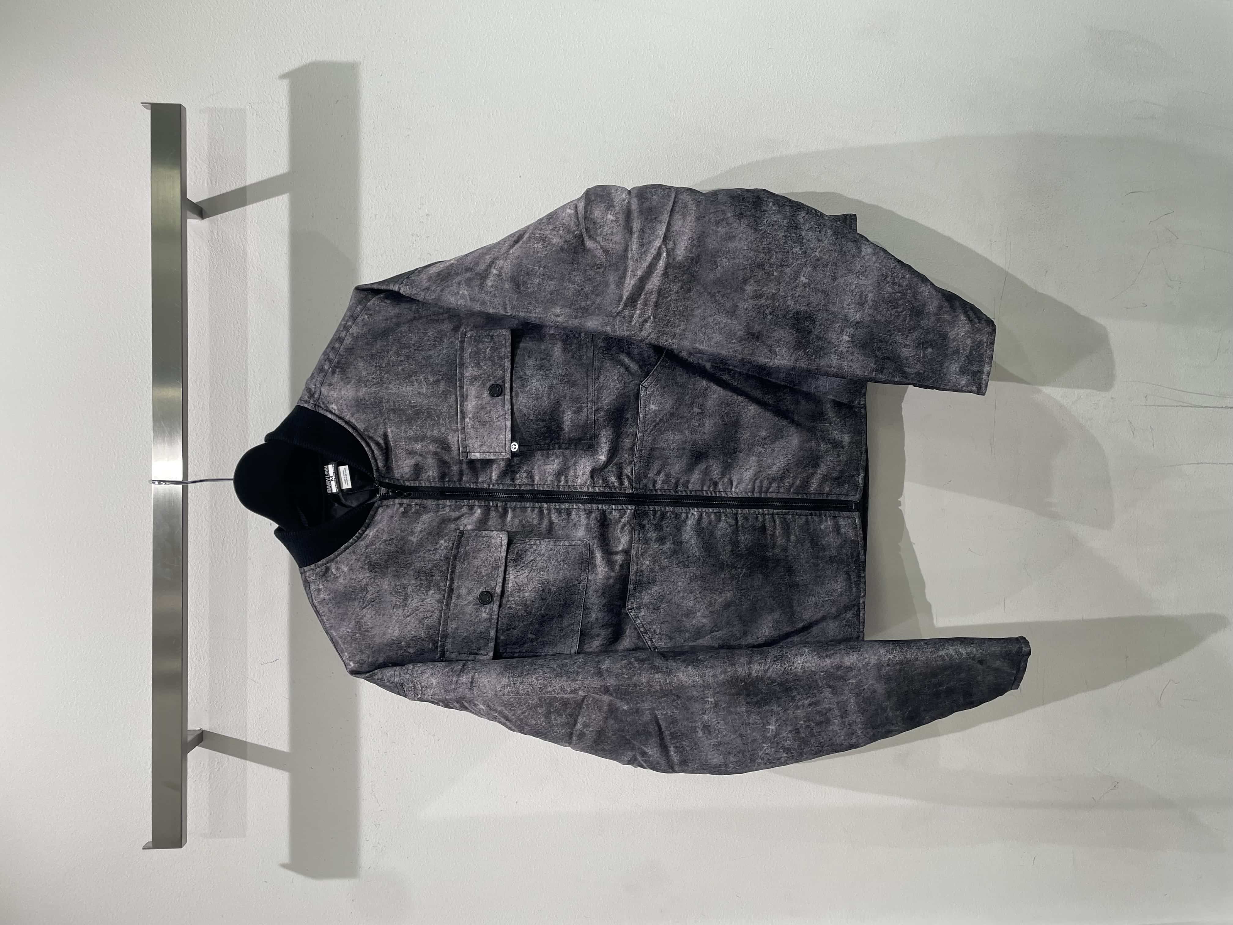 BABYLON/バビロン/WASHED FLIGHT JACKET Black S