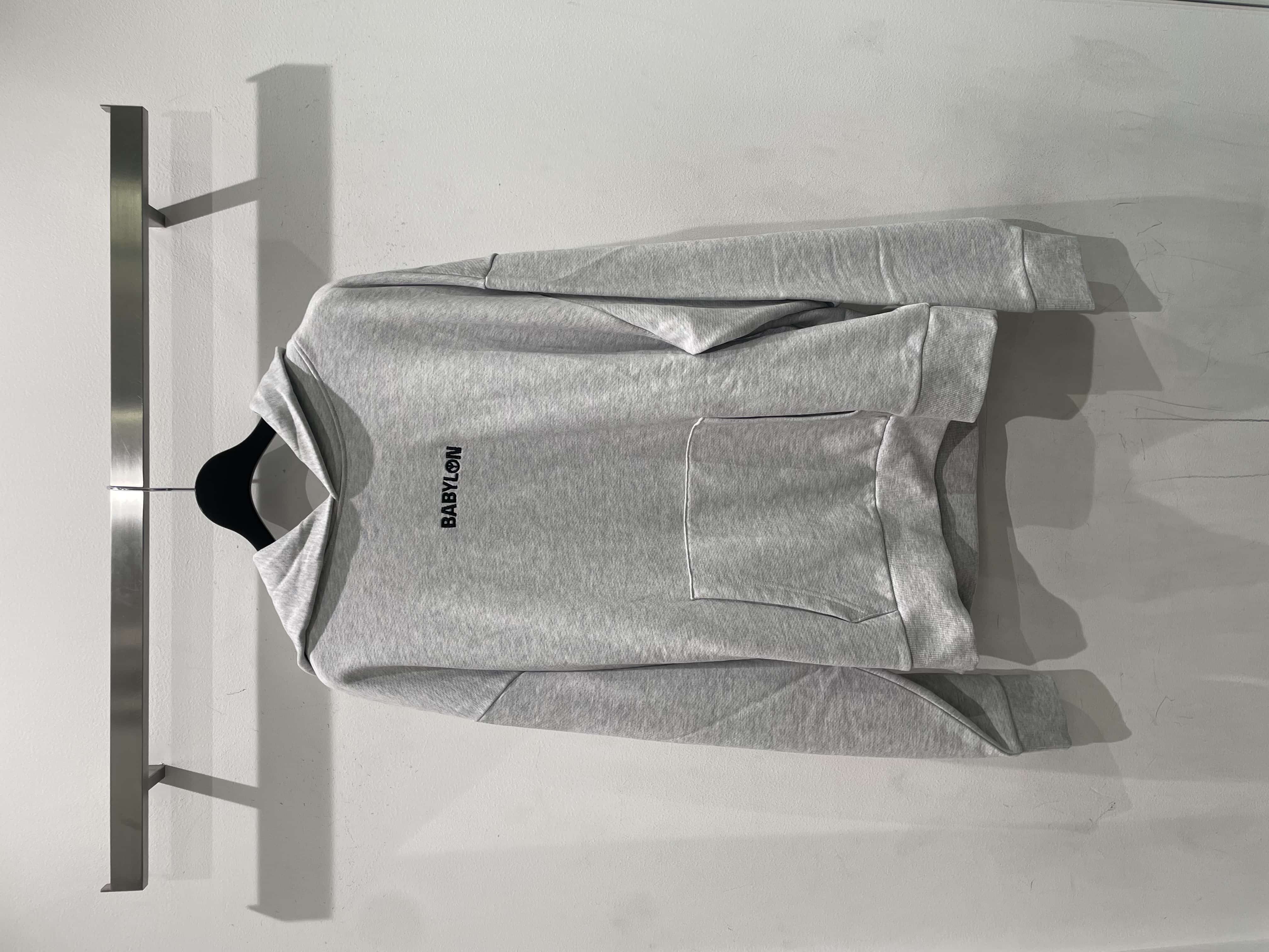 BABYLON/バビロン/SHOP HOODIE gray S