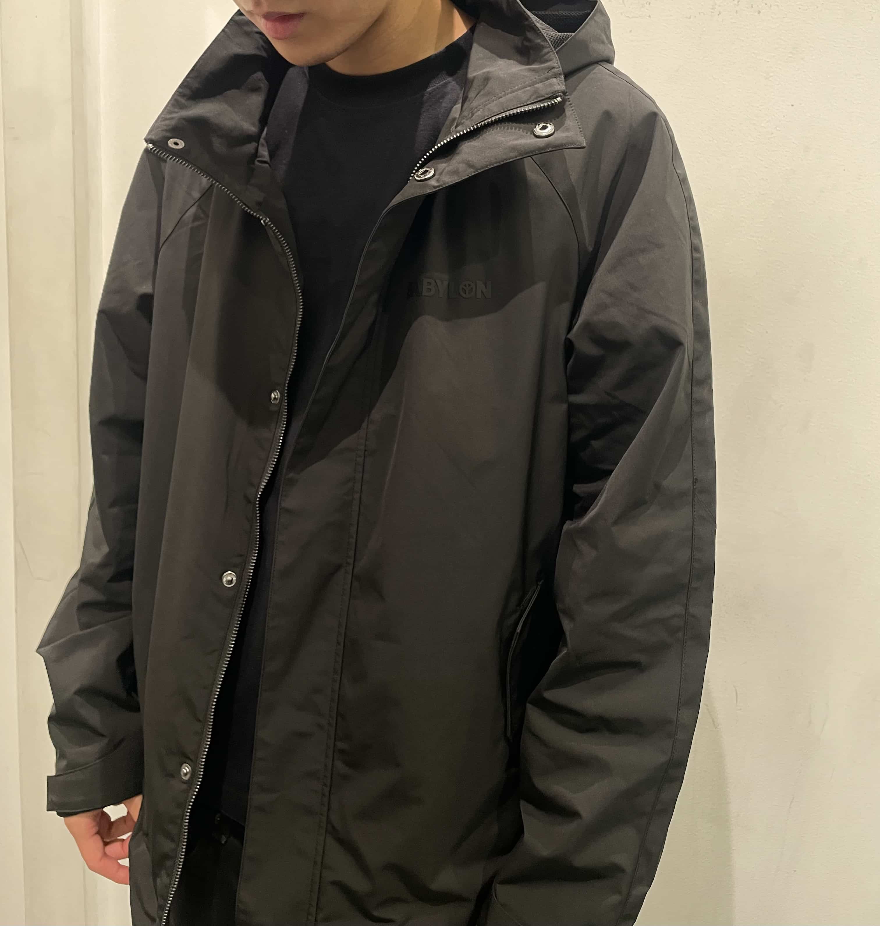 BABYLON/バビロン/UTILTY RAIN JACKET Black S