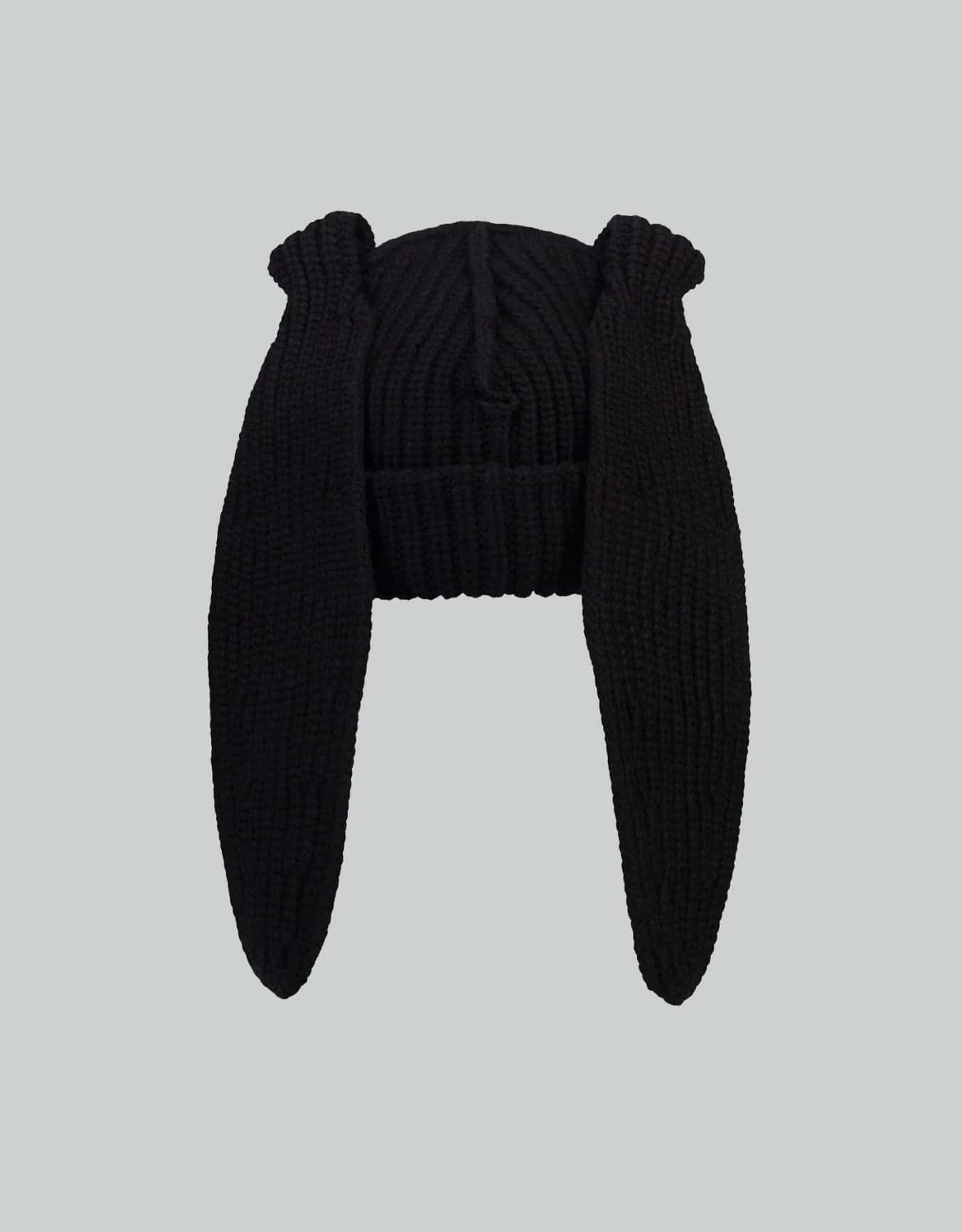 CHARLES JEFFREY LOVERBOY /チャールズ・ジェフリー・ラバーボーイ /CHUNKY RABBIT BEANIE Black Free