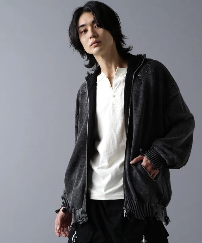 DankeSchon/ダンケシェーン/MILS KNIT DRIVERS Black M