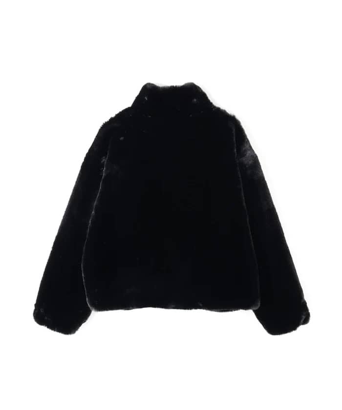 DankeSchon/ダンケシェーン/ECO FUR STAND BLOUSON BLACK Black M