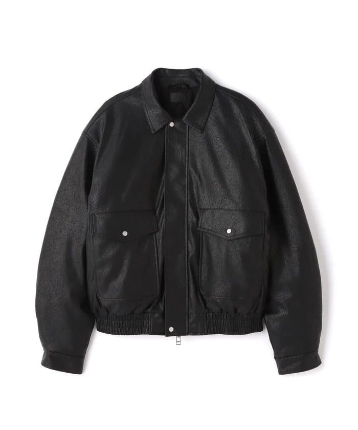 DankeSchon/ダンケシェーン/PULEATHER A2 BLOUSON Black M