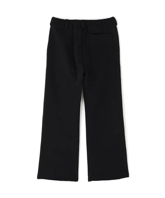 WHITELAND/ホワイトランド/SWEAT FLARE PANTS Black Free