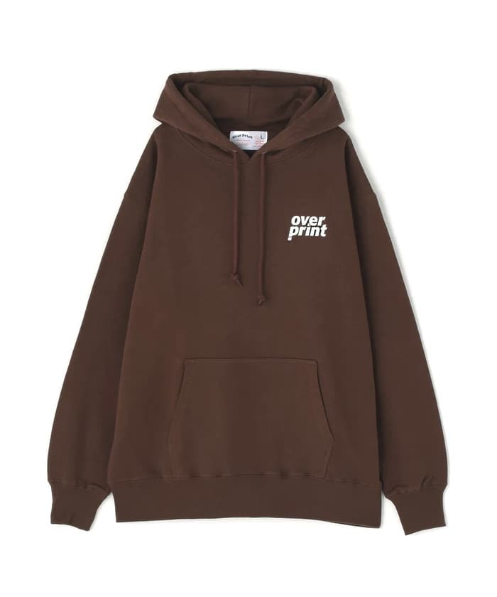 overprint/オーバープリント/UNCLE SAM HOODIE brown M