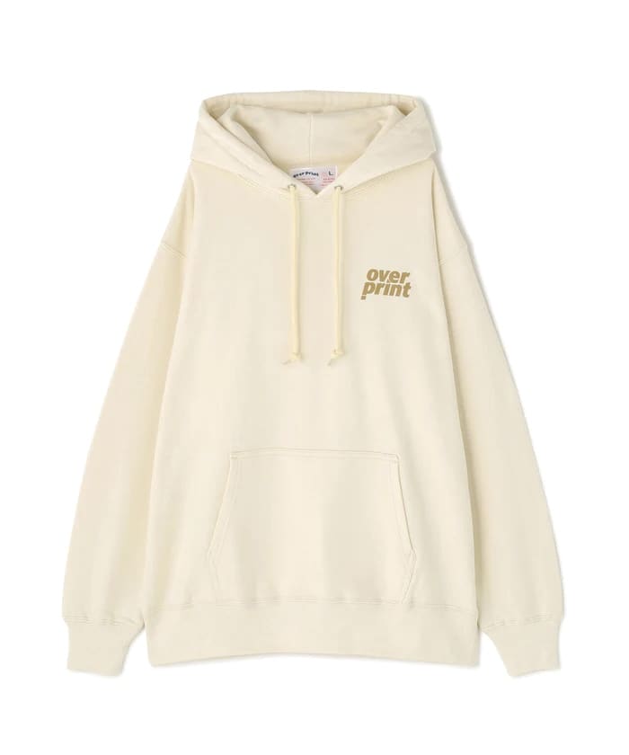 overprint/オーバープリント/GALLERY HOODIE A White M