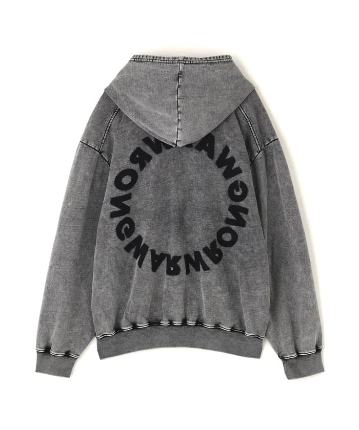 DankeSchon/ダンケシェーン/CHEMICAL SWEAT ZIP HOODIE(M Black)｜ LHP