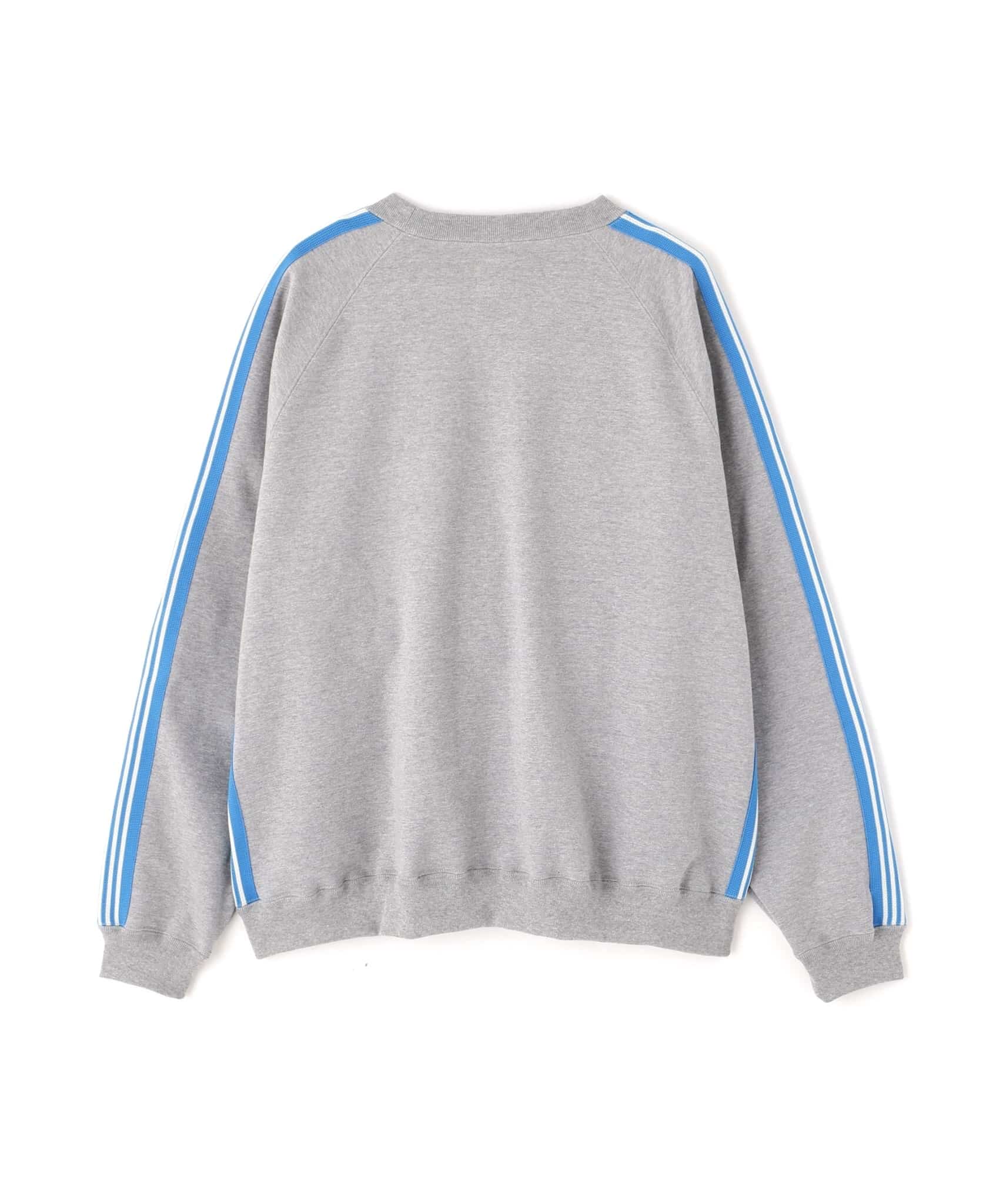 NEEDLES/ニードルズ/ 【EXCLUSIV】 Track Crew Neck Shirt - Cotton Jersey" Blue M