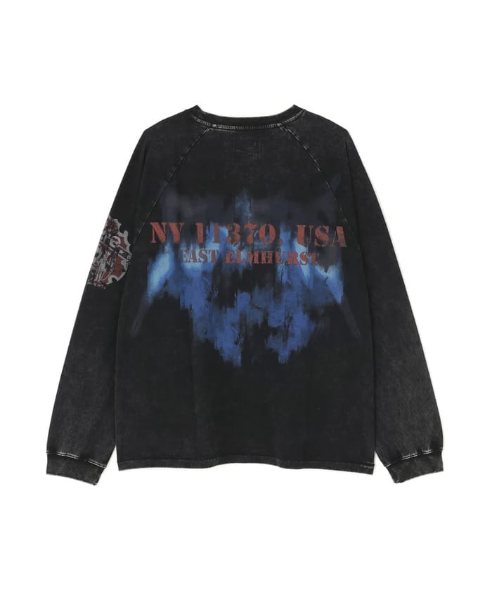 DankeSchon/ダンケシェーン/CHEMICAL RAGLAN LST RIKERS Black M