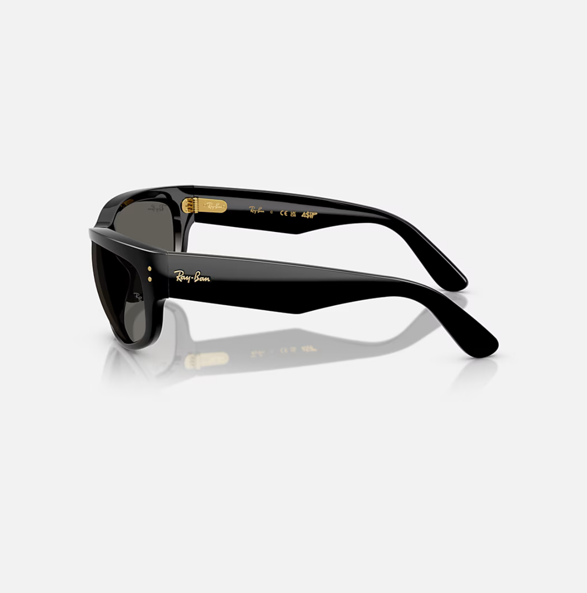 A$AP ROCKY X RAY-BAN/MEGA BALORAMA BLACKED OUT Black F