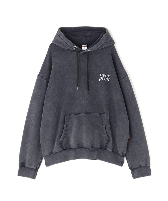  overprint/オーバープリント/【LHP EXCLUSIVE】SIGNBOARD HOODIE gray M