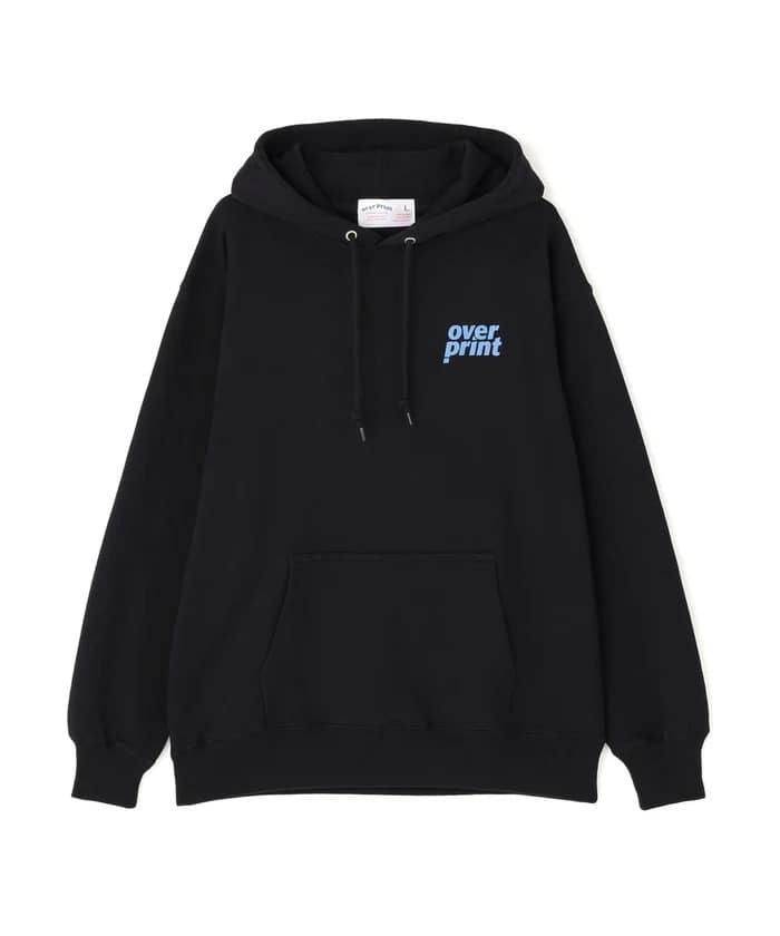 overprint/オーバープリント/TITAN HOODIE Black M