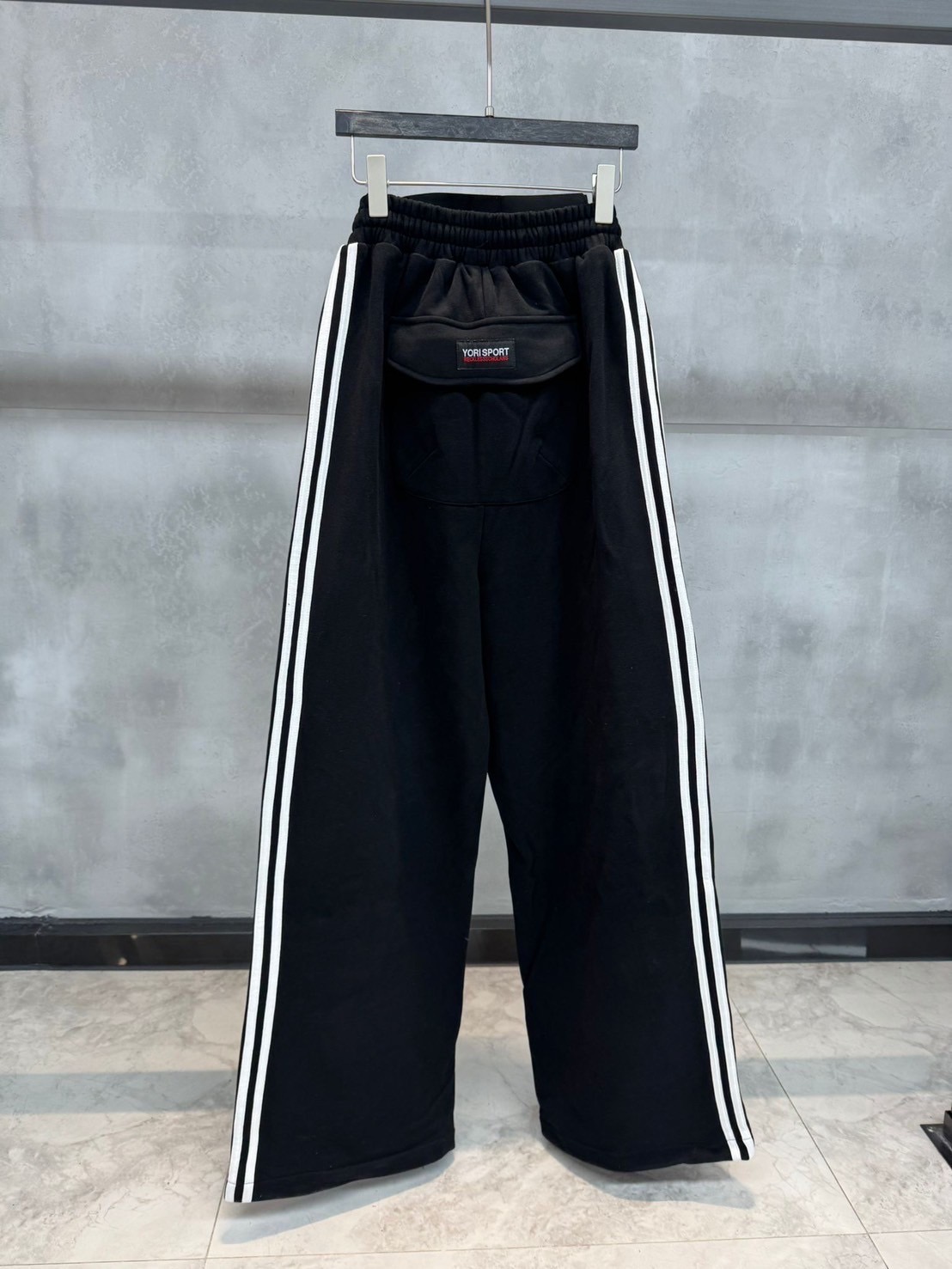 EXCLUSIVE/Reckless×Yori LHP Side line pants Black S