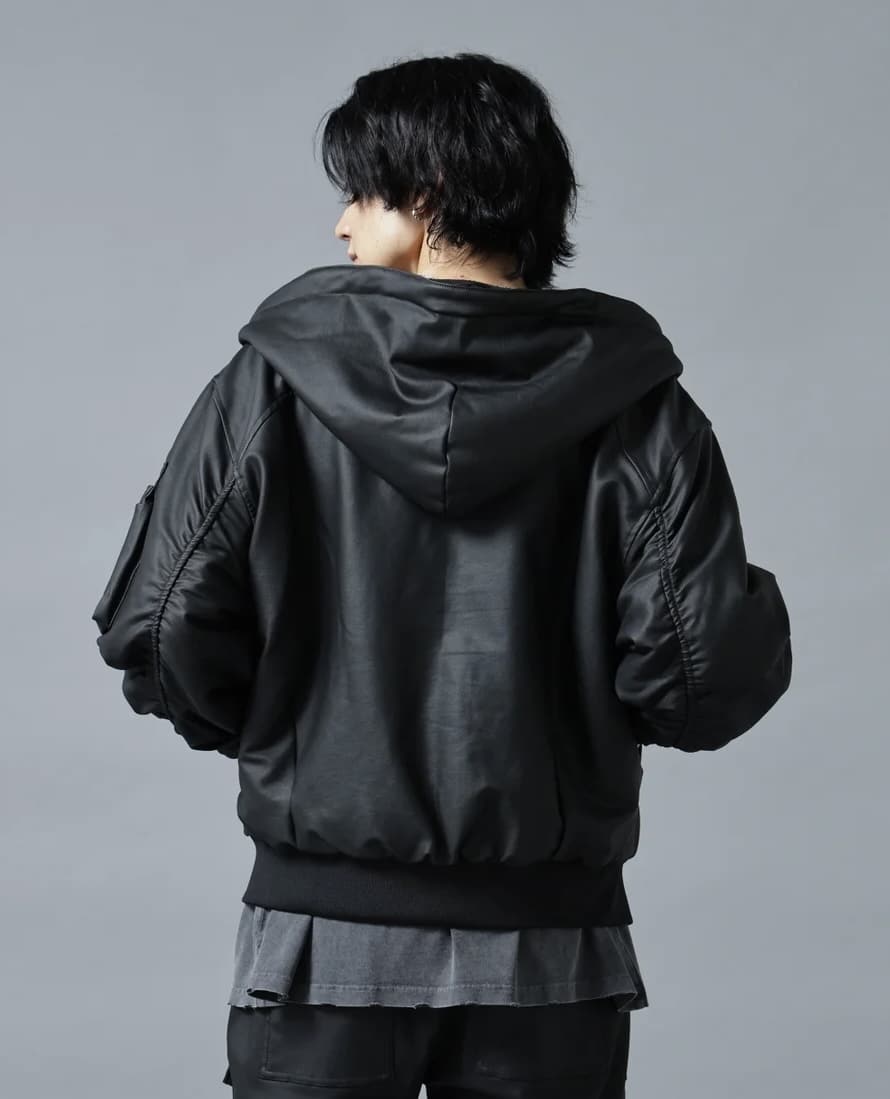 Danke schon/ダンケシェーン/PU COATING HOOD BLK M