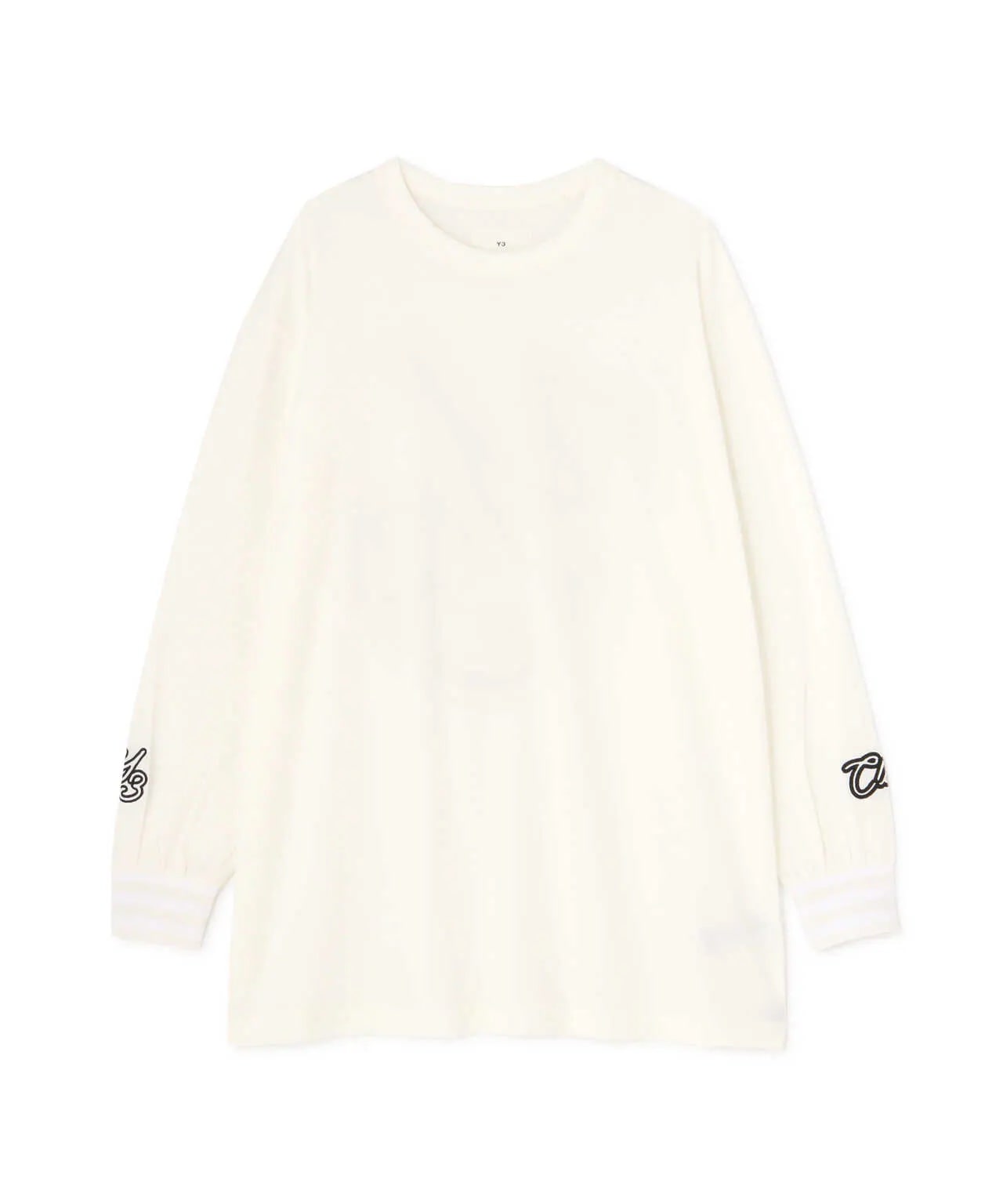 Y-3 / ワイスリー / GFX LS TEE/ロゴロングスリーブTシャツ(XS White