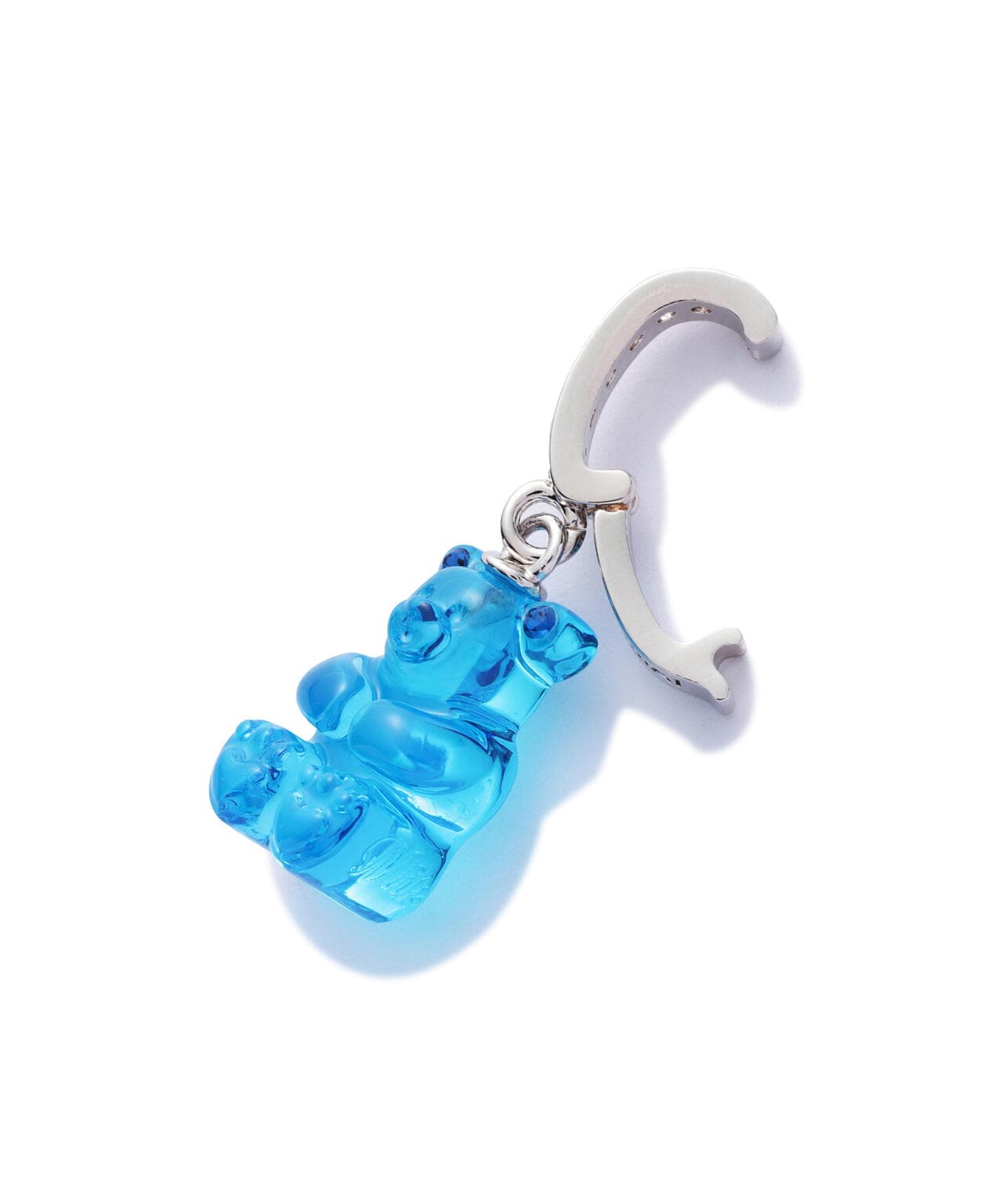 【BTS JUNG KOOK / 少女時代 TAE YEON 他 着用】MIKSHIMAI/ミクシマイ/CANDY BEAR PENDANT/キャンディベアペンダント Blue Free