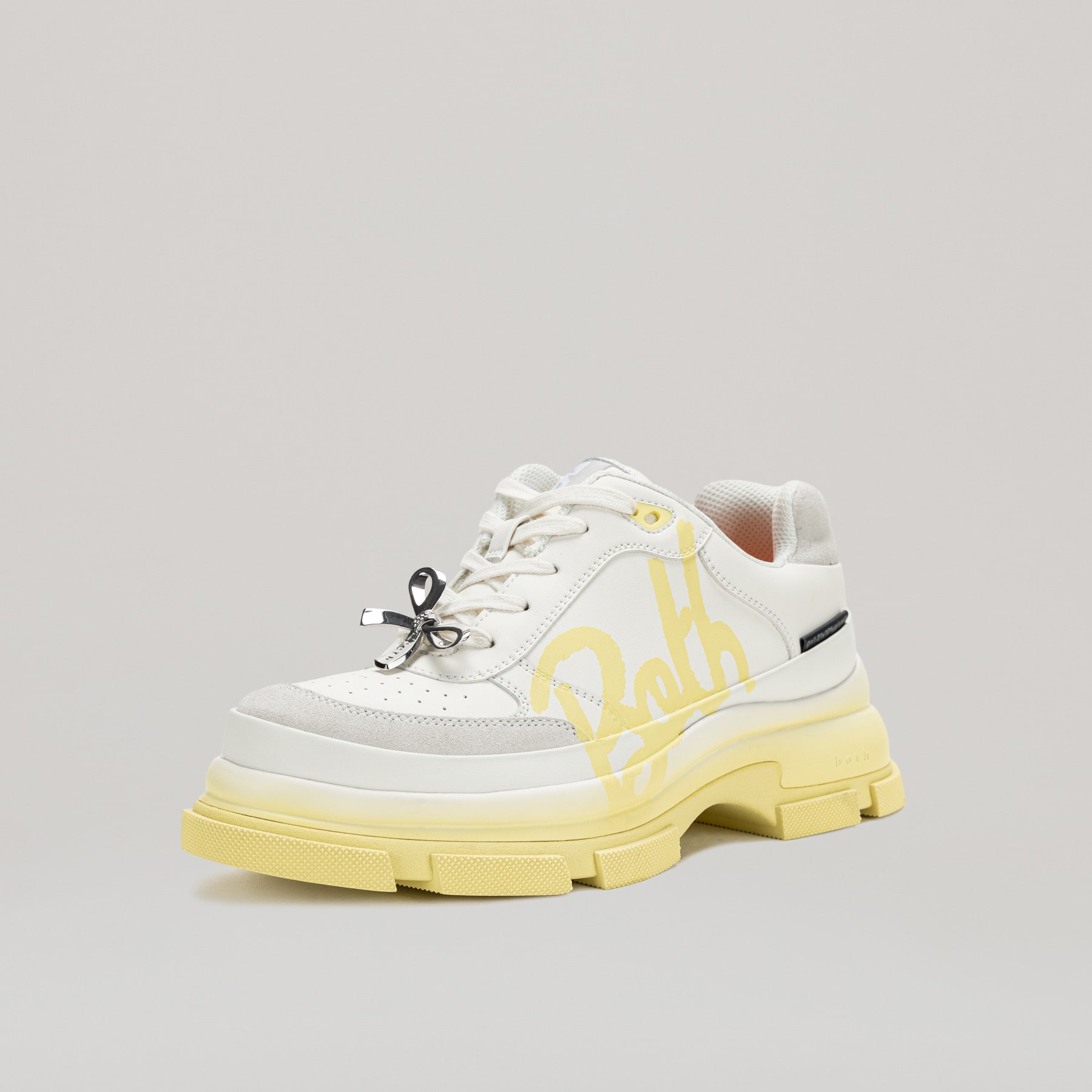 BOTH / ボース / GAO EVA METAL BOW PRINTED SNEAKER White × Yellow 36 : 22.5cm-23.0cm程度