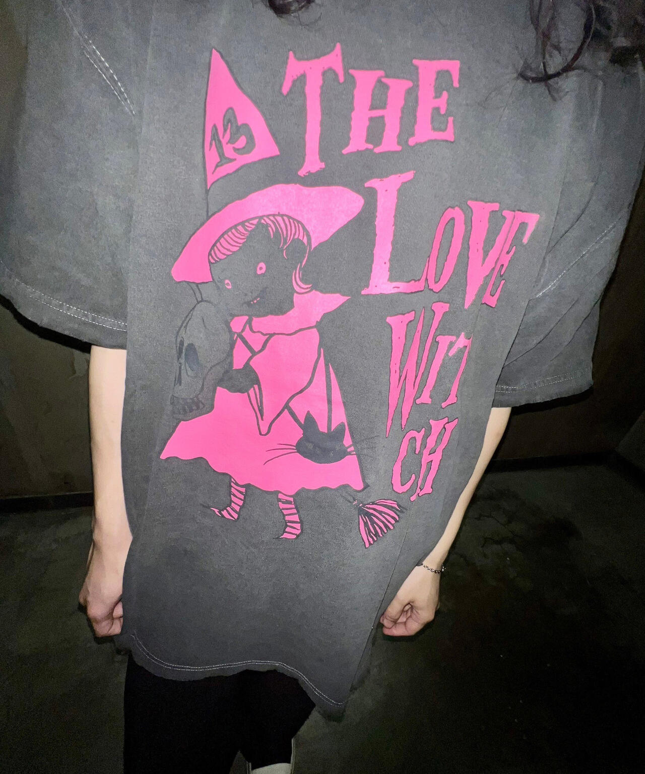 KIDILL/キディル/LHP EXCLUSIVE THE LOVE WITCH TEE(FREE Black