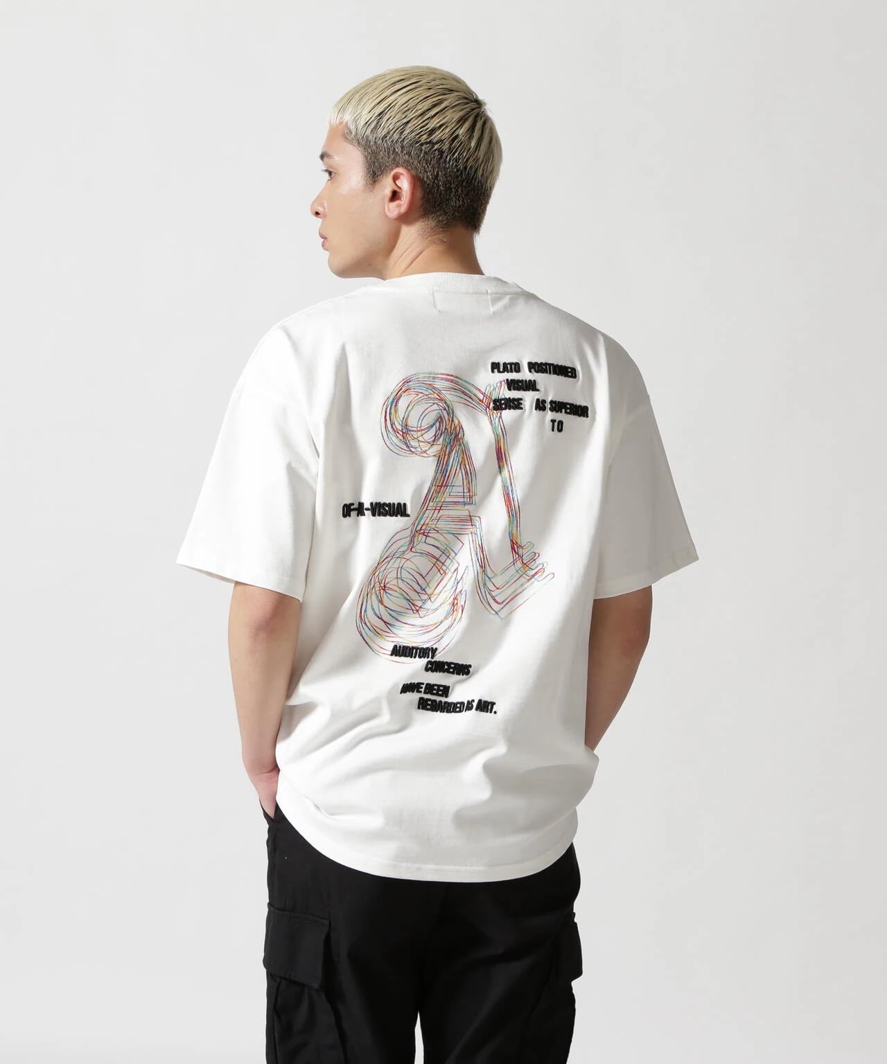 A4A/エーフォーエー/ALPHA s/s TEE White Free