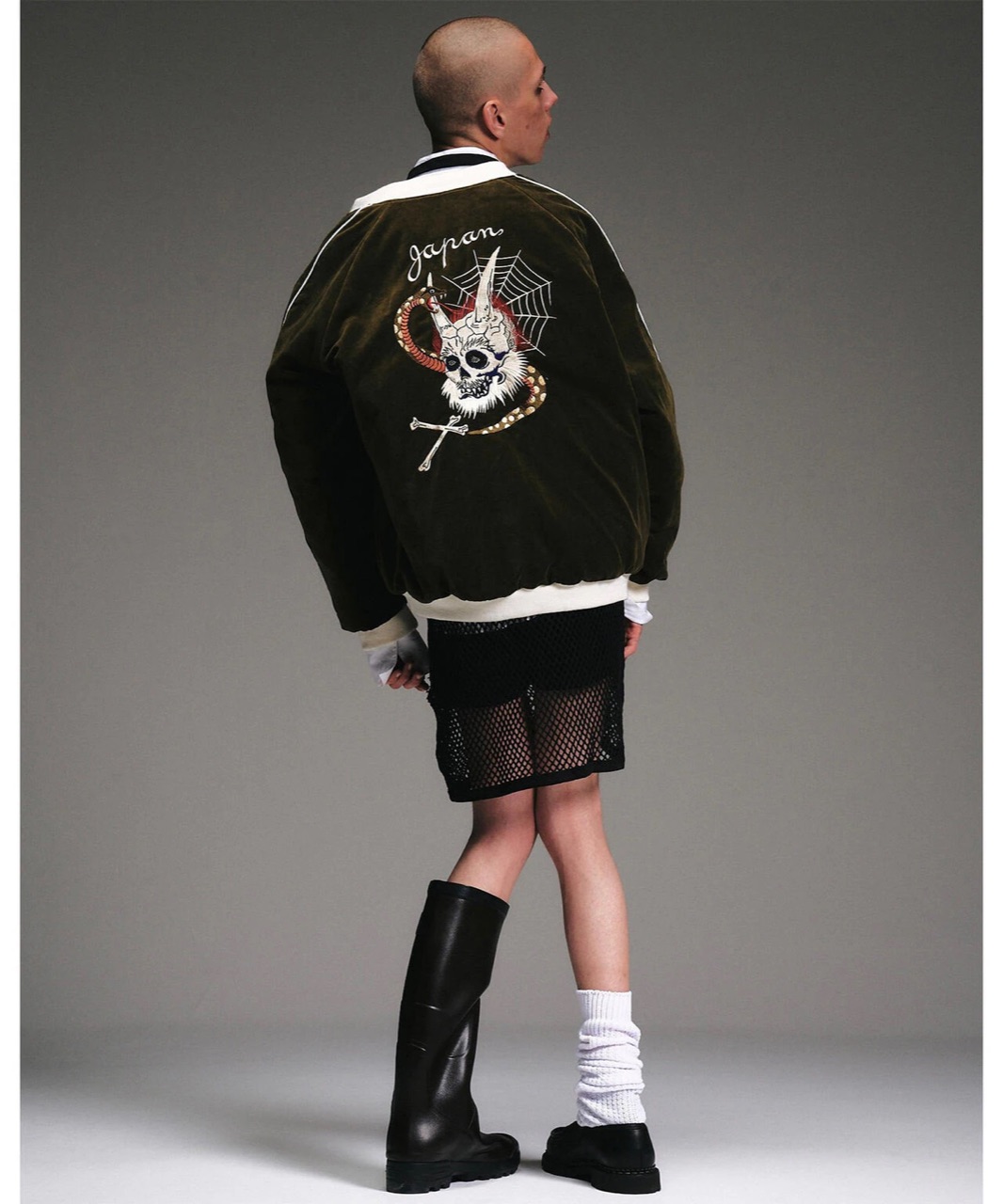  blackmeans/ブラックミーンズ/【LHP EXCLUSIVE】SKA JACKET VELVETEEN Olive 3