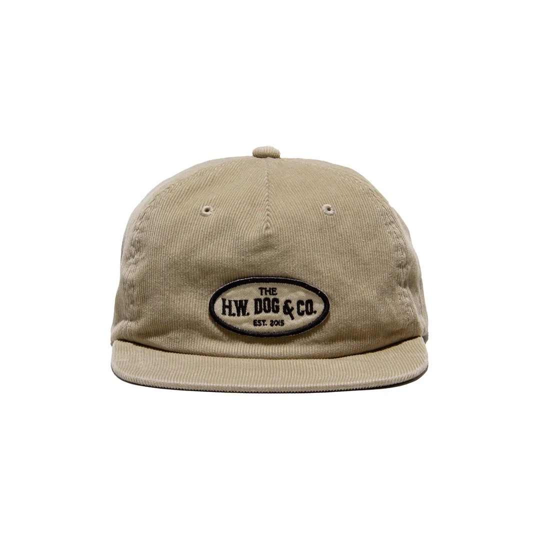 THE H.W.DOG&CO./ザエイチダブリュードッグアンドコー　CORDUROY WORKERS CAP - Beige Beige Free