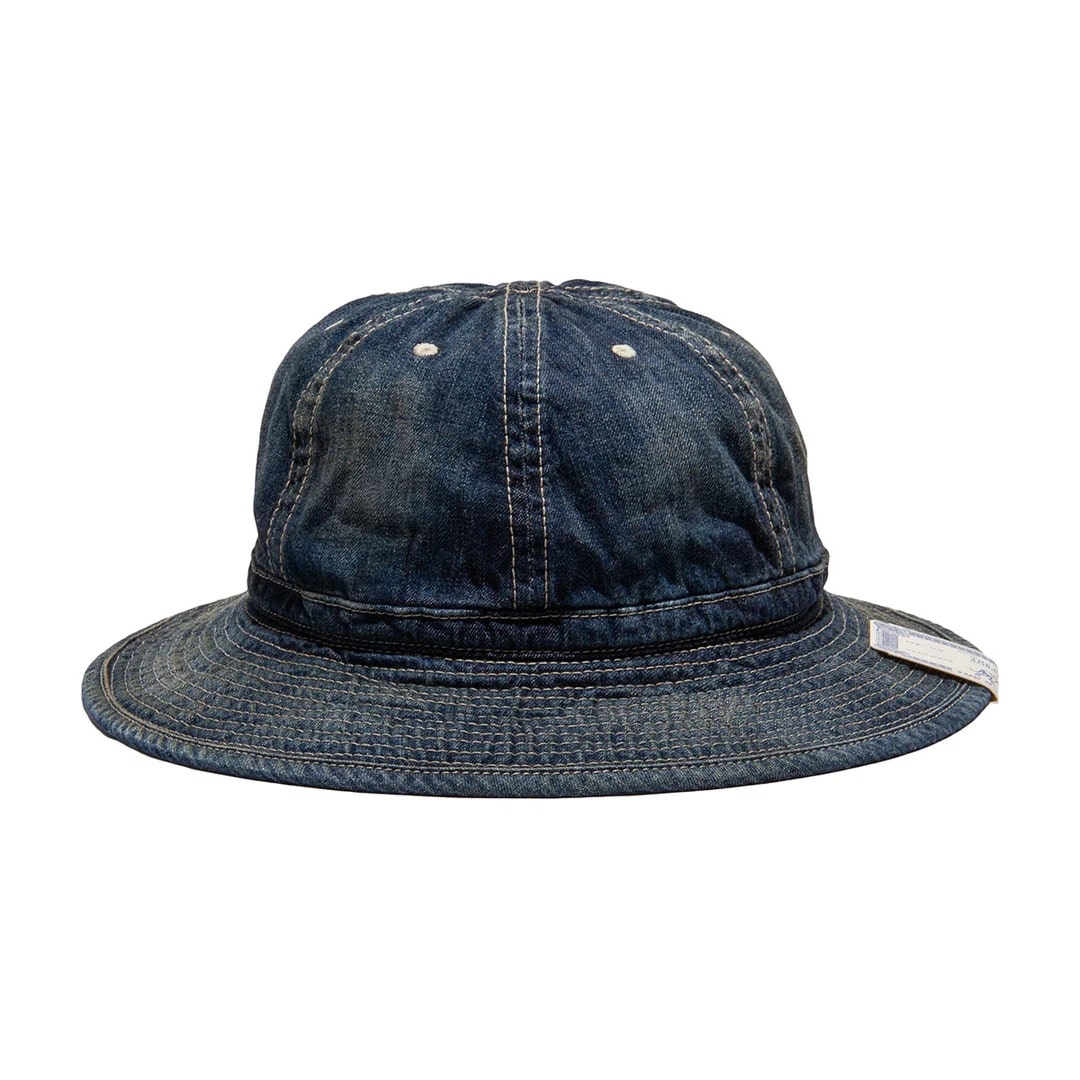 THE H.W.DOG&CO./ザエイチダブリュードッグアンドコー/VINTAGE DENIM FATIGUE HAT - Indigo Indigo 36