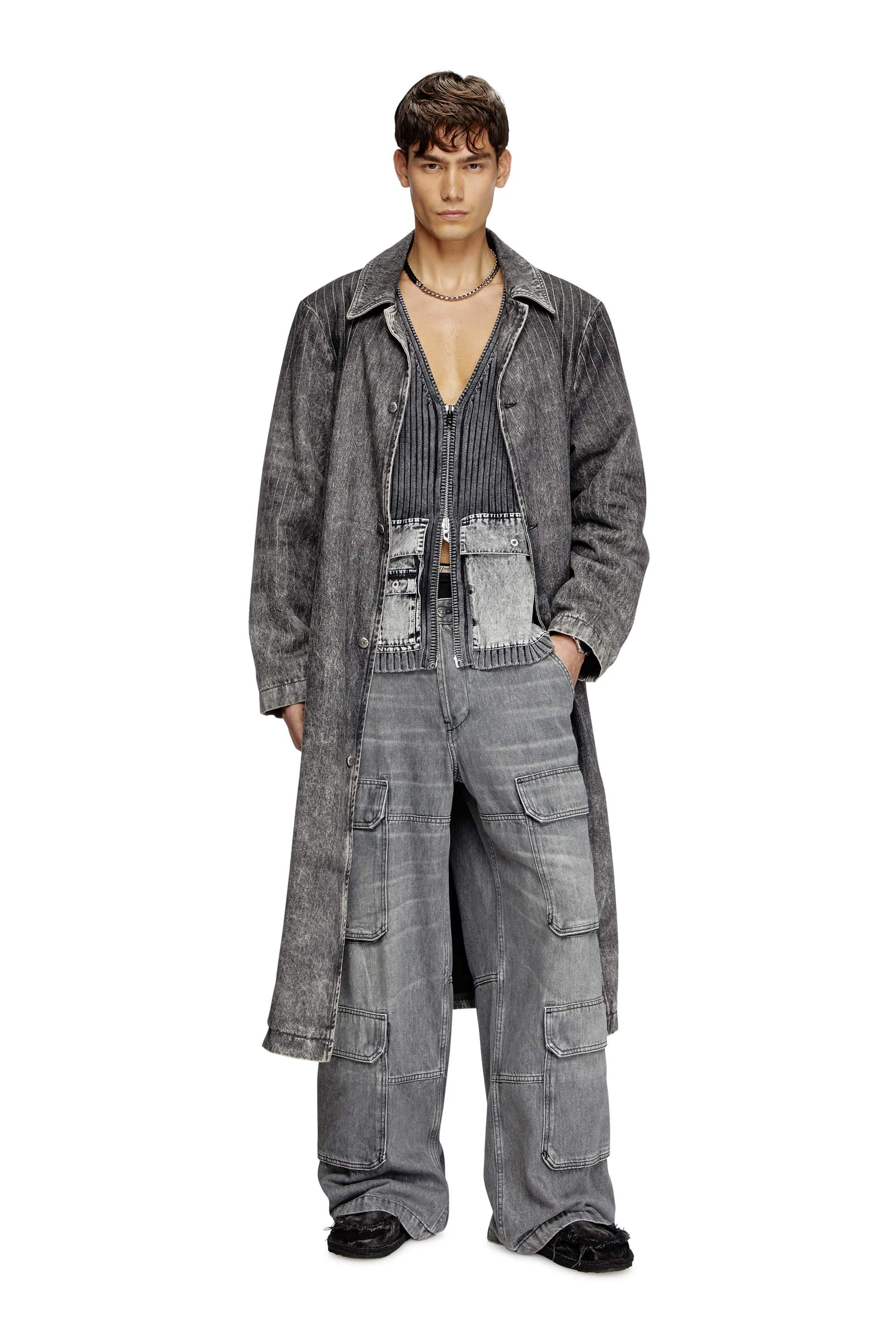 DIESEL/ディーゼル/ Relaxed Jeans D-Touch 0dcbe gray 40