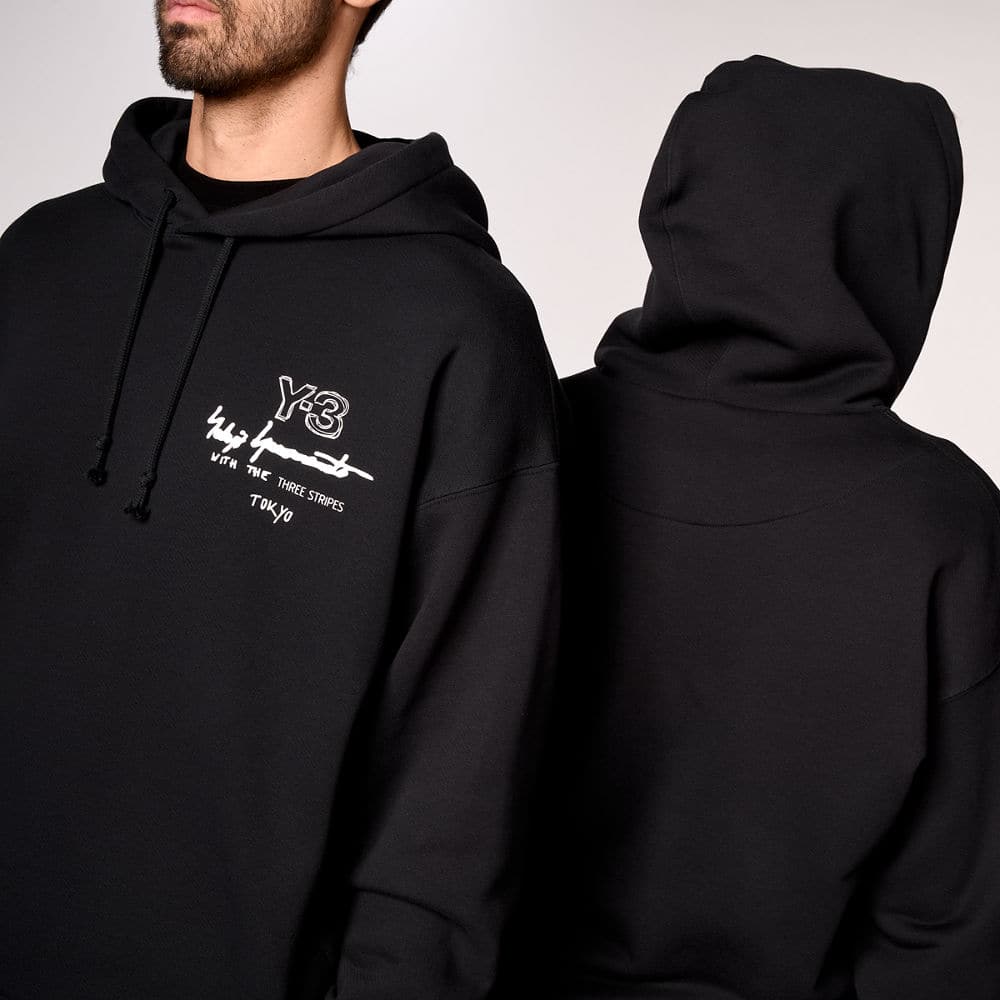 Y-3 /ワイスリー/GRAPHIC FT HOODIE BLACK S