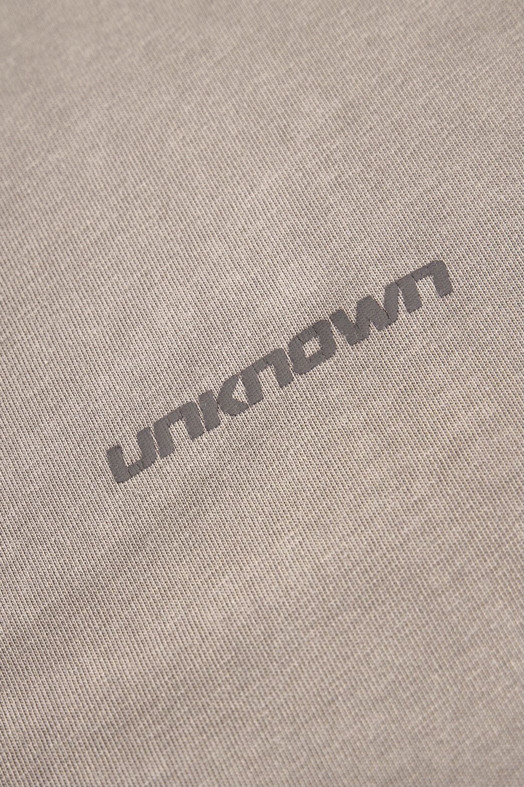 UNKNOWN LONDON/アンノンロンドン/Outline Cross Rhinestone Tee Beige M