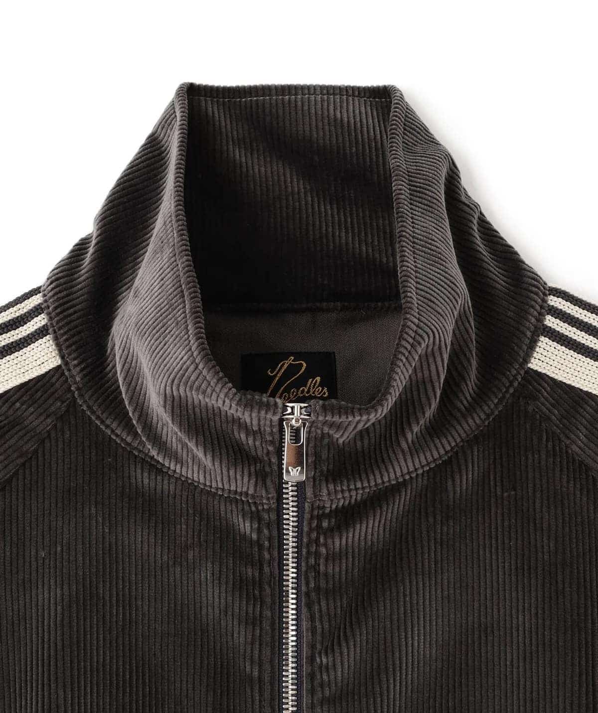Needles 25aw "Exclusive Track Jacket - Corduroy" Charcoal Beige S