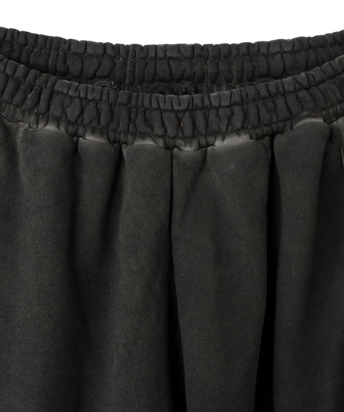WHITELAND/ホワイトランド/ZIP WIDE SWEAT PANTS charcoal FREE