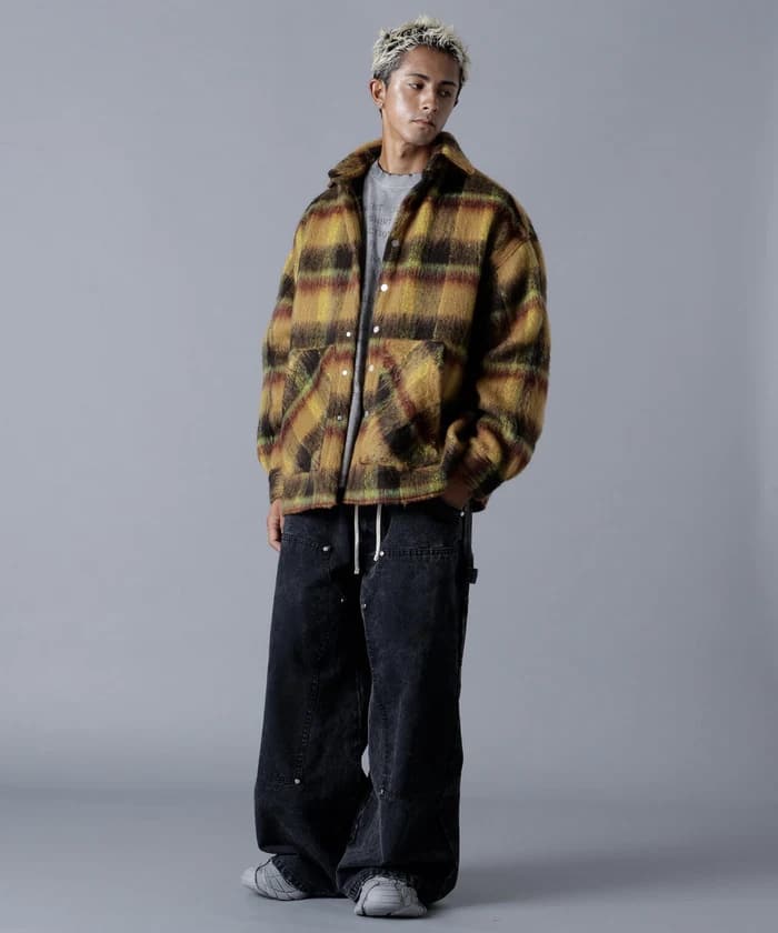 DankeSchon/ダンケシェーン/SHAGGY SHIRTS イエロー (060) FREE