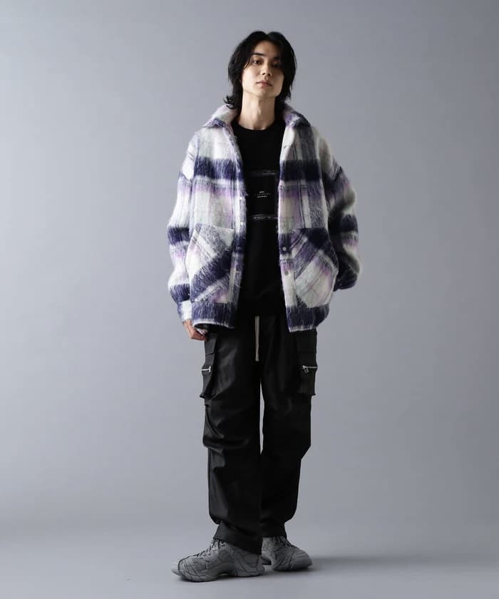 DankeSchon/ダンケシェーン/SHAGGY SHIRTS ネイビー (120) FREE