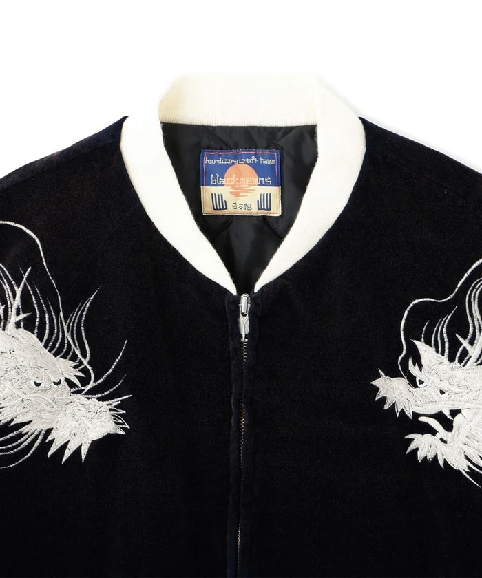 Blackmeans/ブラックミーンズ/【LHP EXCLUSIVE】2HEAD DRAGON SOUVENIR JACKET Navy 3