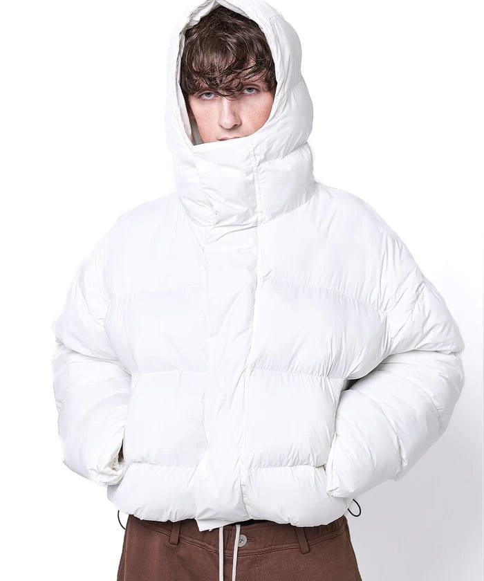 DankeSchon/ダンケシェーン/高密度NYLON HOODED BLOUSON White S