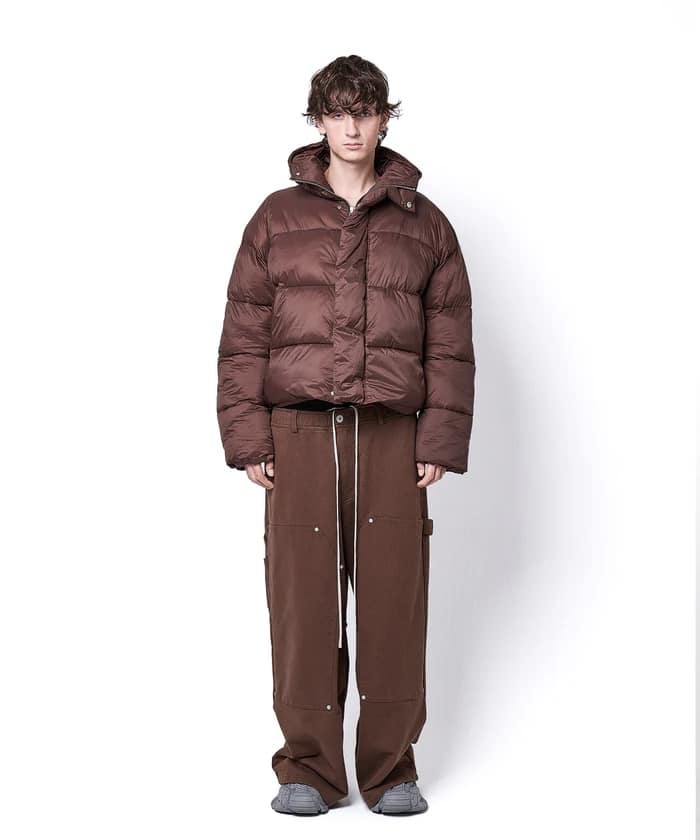 DankeSchon/ダンケシェーン/高密度NYLON HOODED BLOUSON Brown S