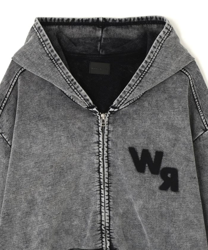 DankeSchon/ダンケシェーン/CHEMICAL SWEAT ZIP HOODIE(M Black)｜ LHP