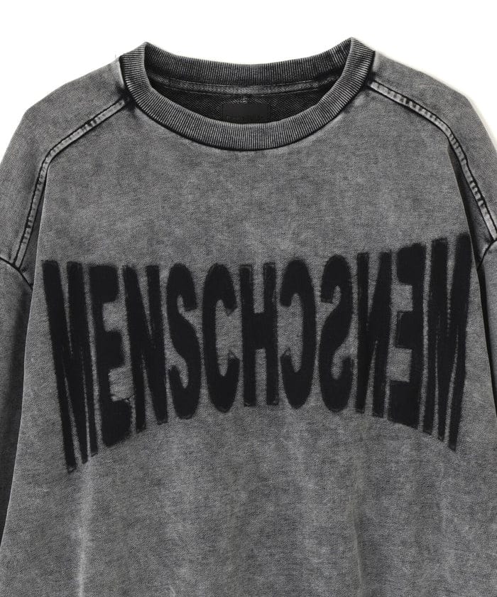 DankeSchon/ダンケシェーン/CHEMICAL SWEAT CREWNECK gray M