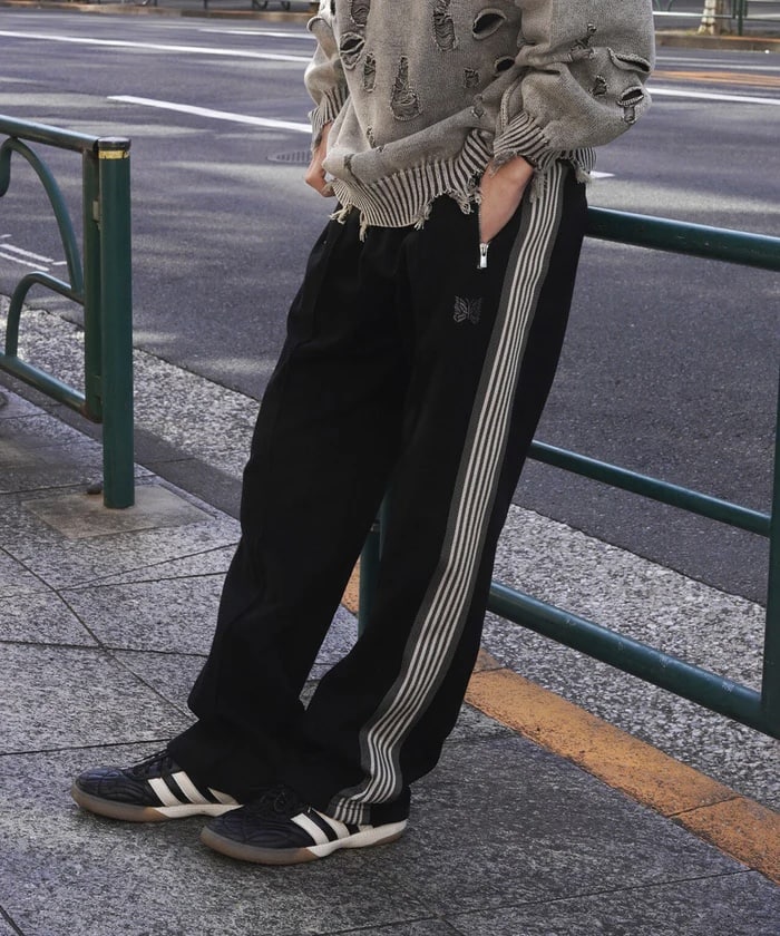 NEEDLES/ニードルズ/【LHP EXCLUSIVE】TRACK PANT - COTTON JERSEY Black XS