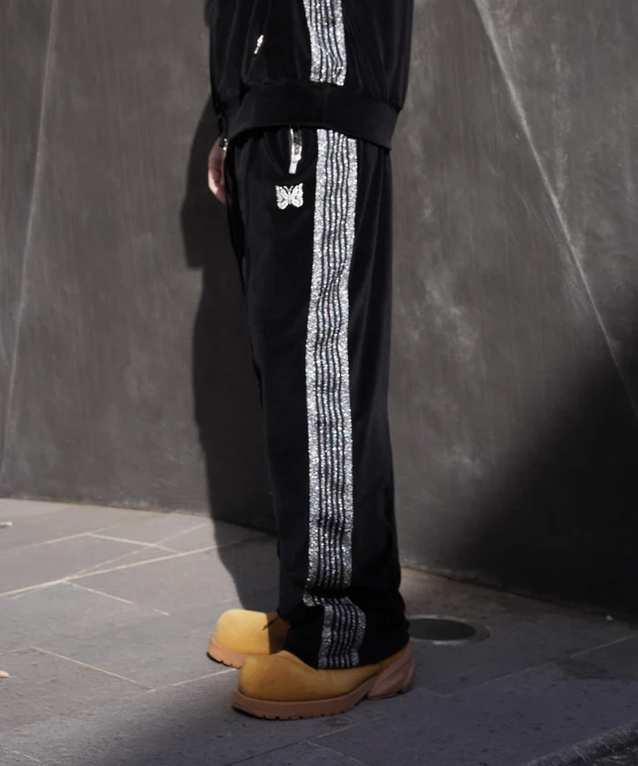 NEEDLES/ニードルズ/【LHP EXCLUSIVE】TRACK PANT - C/PE VELOUR（BLACK） Black XS