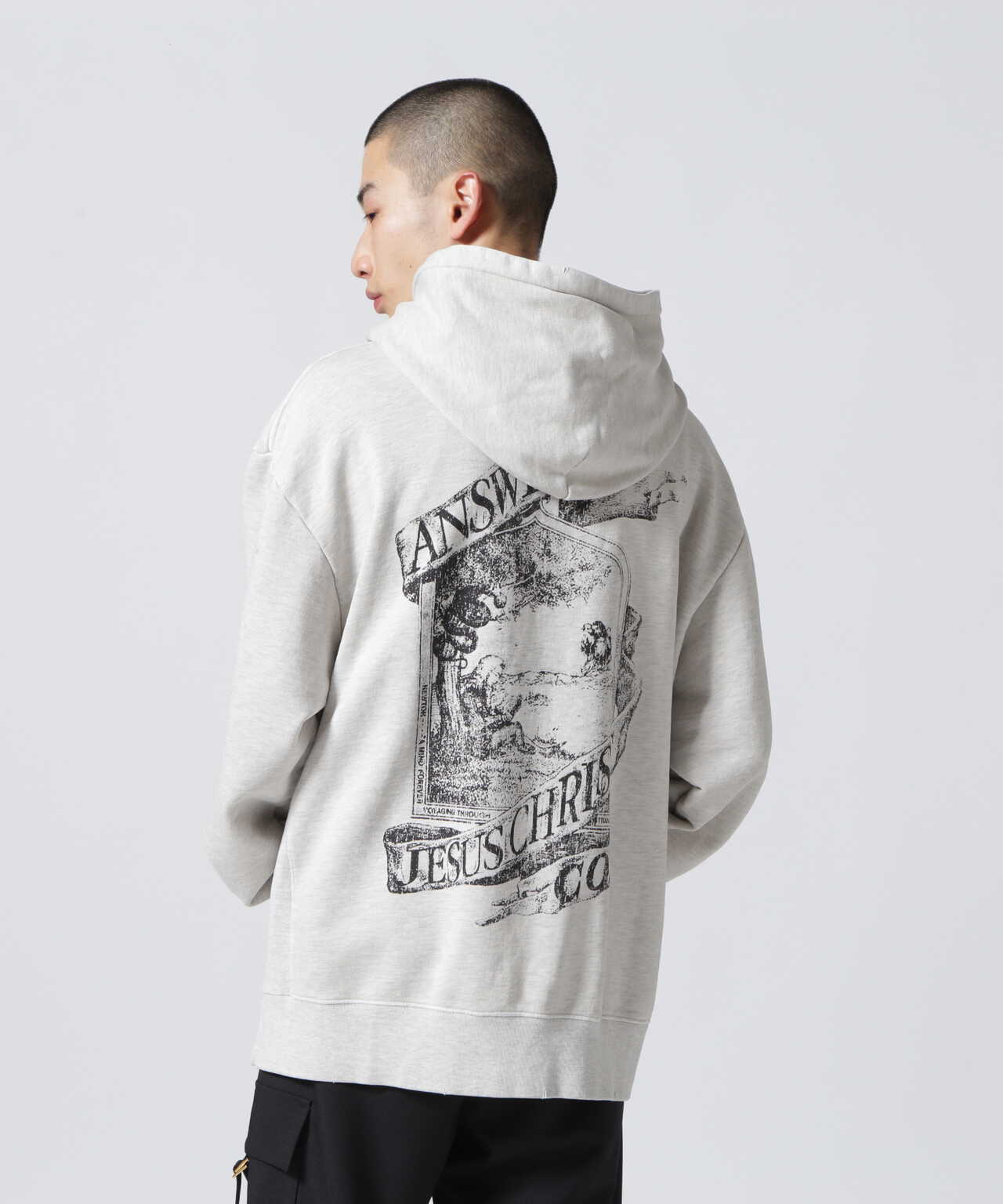 SOMEIT/サミット/O.S VINTAGE HOODIE/ヴィンテージパーカー(M Natural