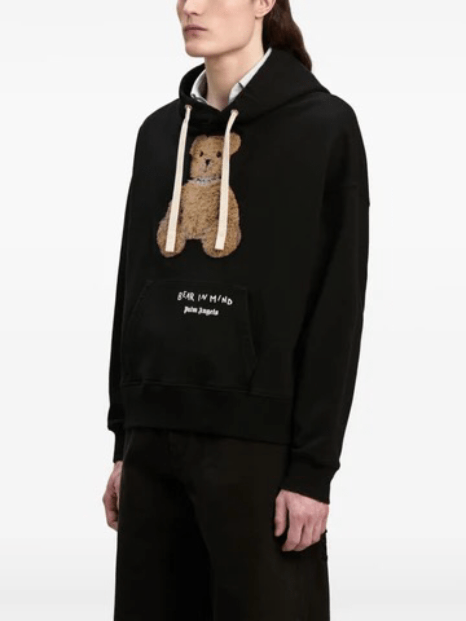palmangels/パームエンジェルス/BEAR IN MIND HOODY(M Black
