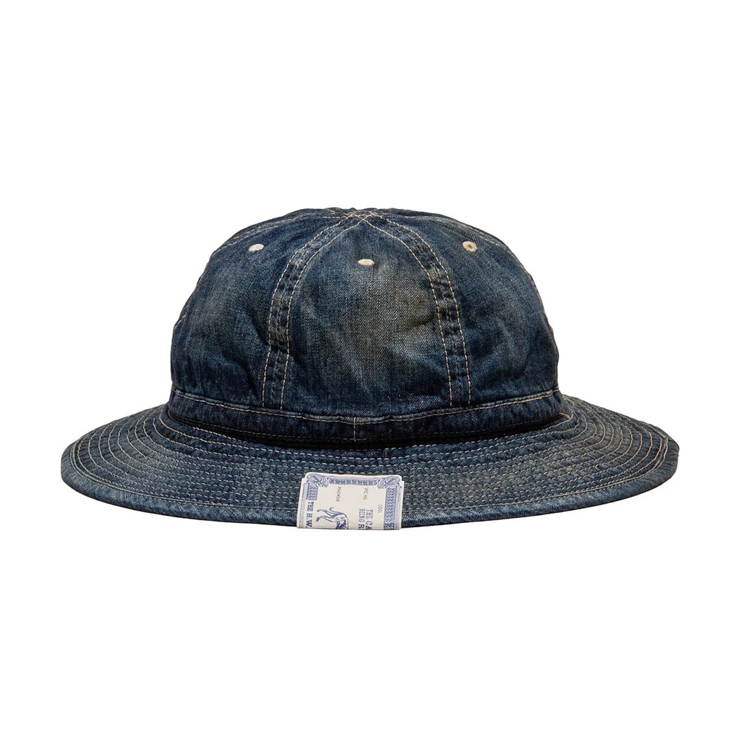 THE H.W.DOG&CO./ザエイチダブリュードッグアンドコー/VINTAGE DENIM FATIGUE HAT - Indigo Indigo 36