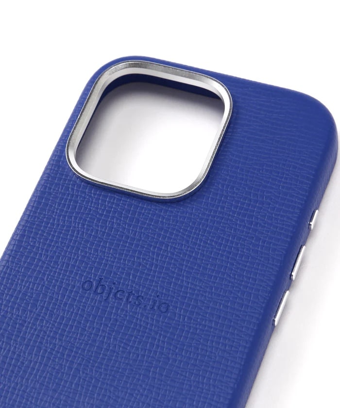 objects.io/オブジェクツアイオー/iPhone CARABINER LEATHER CASE - iPhone16 Pro BLUE iPhone16 Pro