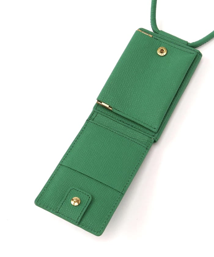 objects.io/オブジェクツアイオー/SHOULDER WALLT Green FREE