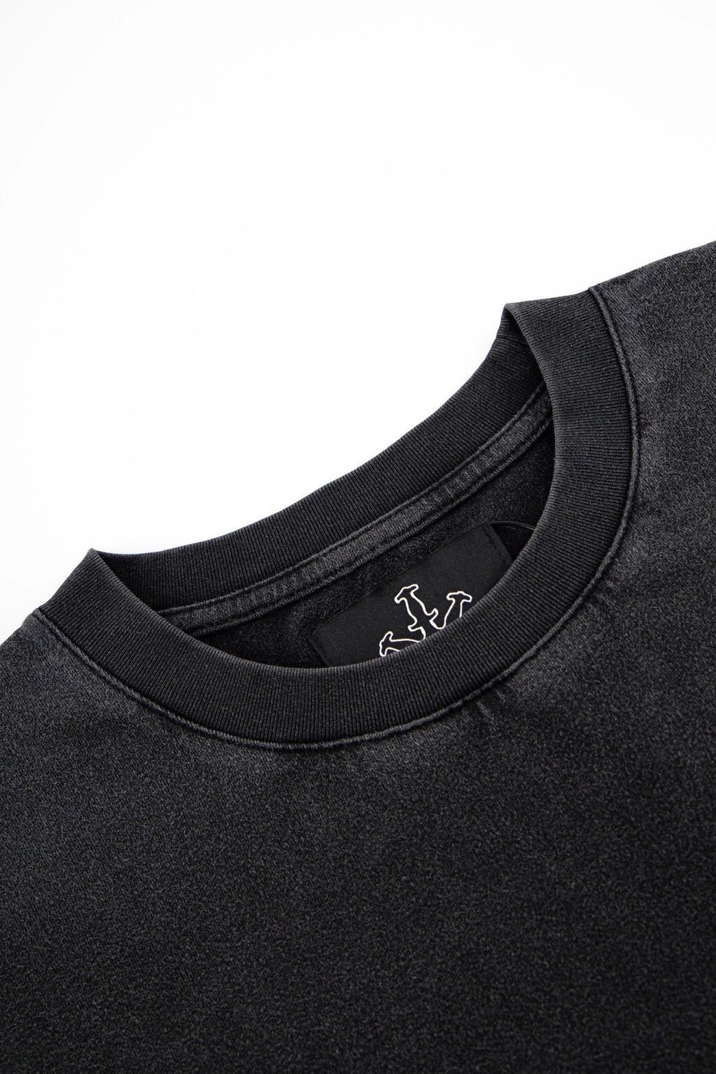 UNKNOWN LONDON/アンノンロンドン/Outline Cross Rhinestone Tee Black M